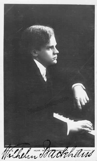 Backhaus, Wilhelm - Signed Photograph