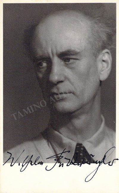 Furtwangler, Wilhelm - Signed Photograph