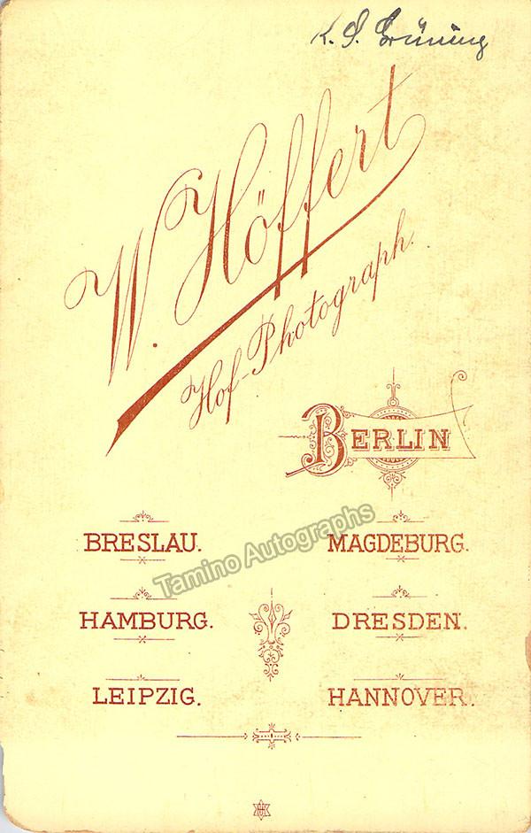 Gruning, Wilhem - Cabinet Photo as Siegfried - Tamino