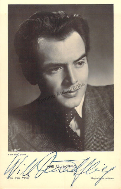 Quadflieg, Will - Signed Photograph