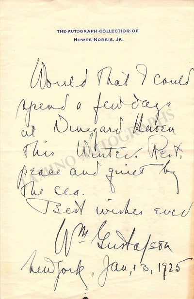 Gustafson, William - Signed Page 1925