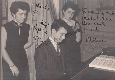 Kapell, William - Signed Photograph 1951