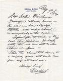 Hart, William S. - Autograph Letter Signed 1940