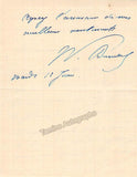 Busnach, William - Autograph Note Signed