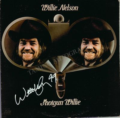 Nelson, Willie - Signed LP Record Sleeve