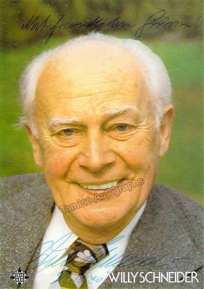 Schneider, Willy - Signed Photograph