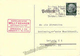 Kehrer, Willy - Two Typed Letters Signed 1935