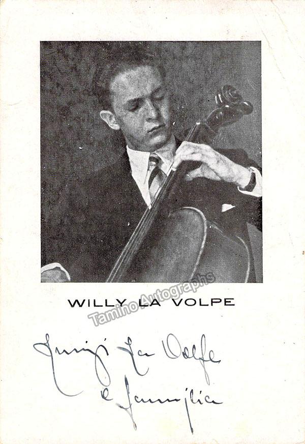 La Volpe, Willy - Signed Photo Young