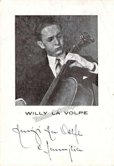 La Volpe, Willy - Signed Photo Young