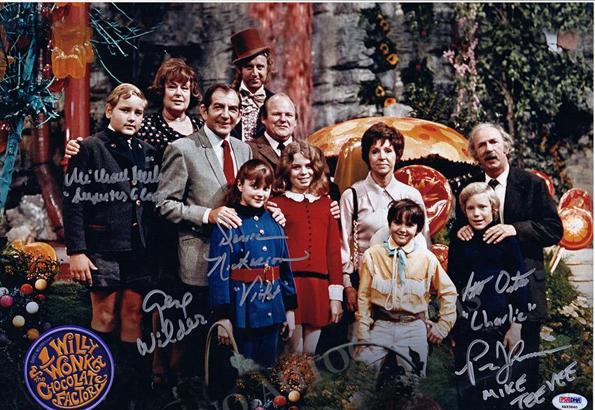 Willy Wonka and The Chocolate Factory - Large Signed Photo by All