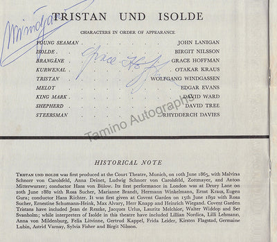 Windgassen, Wolfgang - Hoffmann, Grace (Tristan und Isolde 1962)