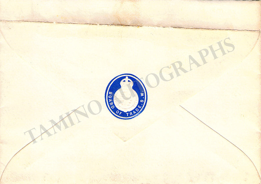 Churchill, Winston - Signed Envelope & Photo