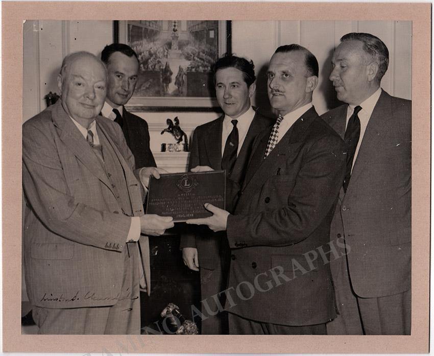 Churchill, Winston - Signed Photograph