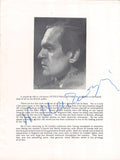 Malcuzynski, Witold - Signed Program London 1954