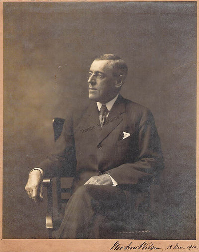 Wilson, Woodrow - Signed Photograph 1910