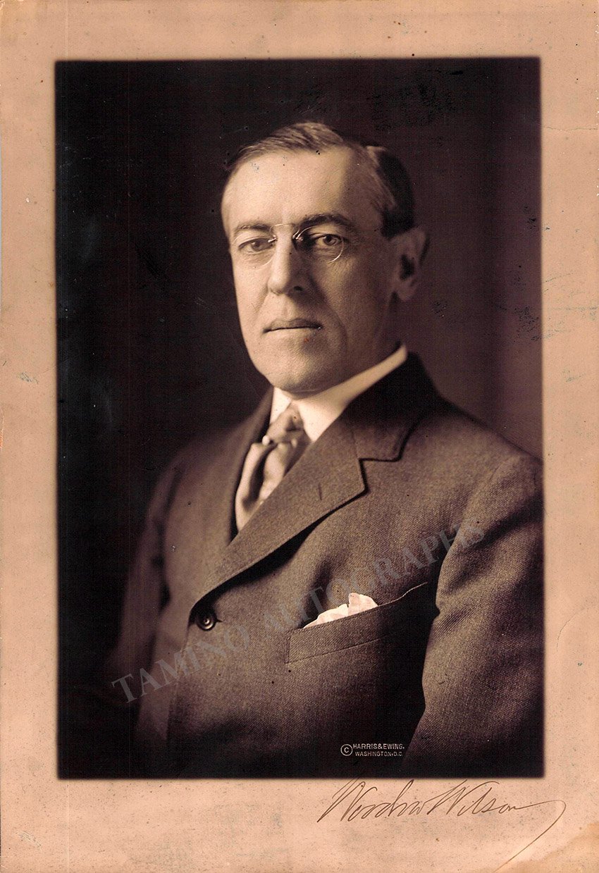 Wilson, Woodrow - Signed Photo - Tamino