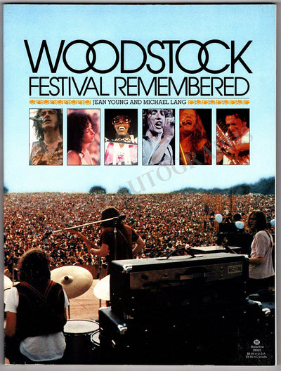 Lang, Michael - Signed Booklet Woodstock Festival 1979