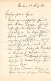 Scharwenka, Xaver - Autograph Letter Signed & Autograph Note