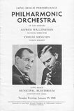 Menuhin, Yehudi - Concert Program Long Beach 1945