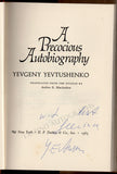 Yevtushenko, Yevgeny - Signed Book "A Precocious Autobiography"