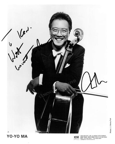 Ma, Yo-Yo - Signed Photograph