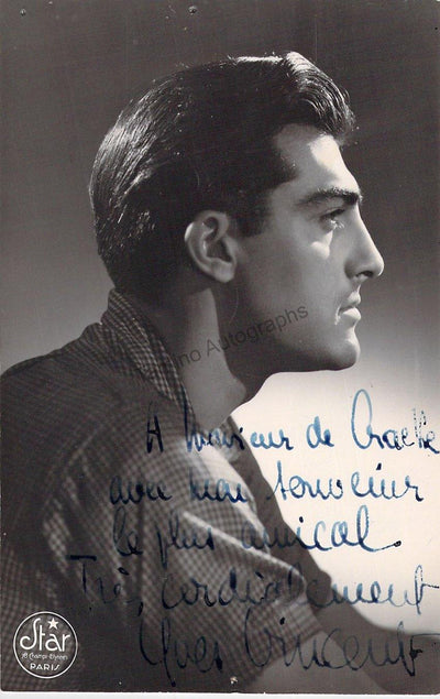 Vincent, Yves - Signed Photograph