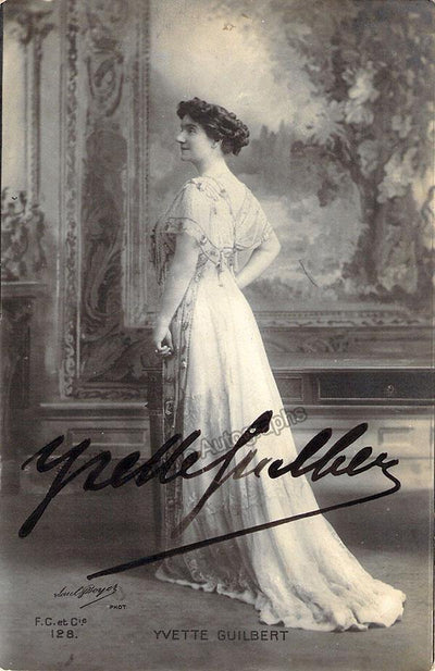 Guilbert, Yvette - Signed Photograph