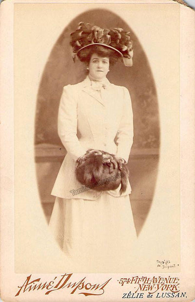 De Lussan, Zelie - Cabinet Photo