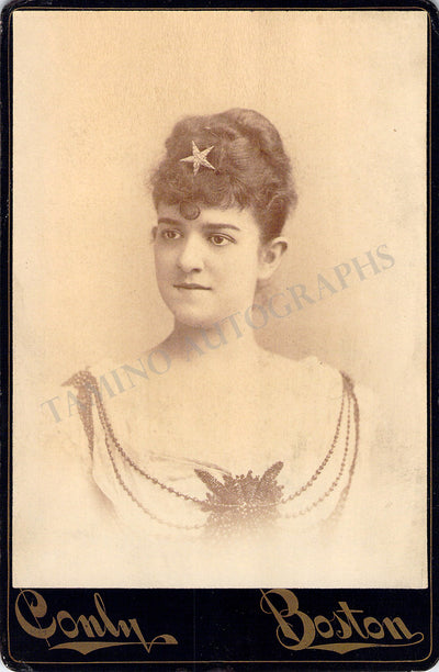 De Lussan, Zelie - Cabinet Photo