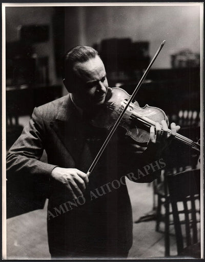 Francescatti, Zino - Original Photo in Performance