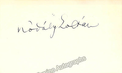 Kodaly, Zoltan - Signed Card
