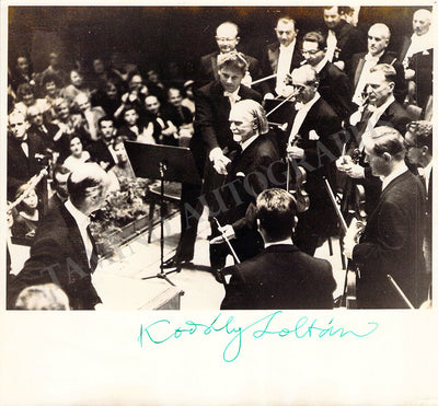 Kodaly, Zoltan - Signed Photograph
