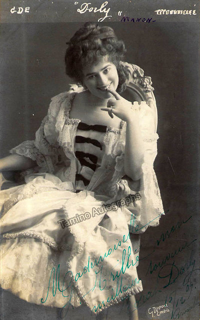 DORLY, Zorah (Various Autographs)