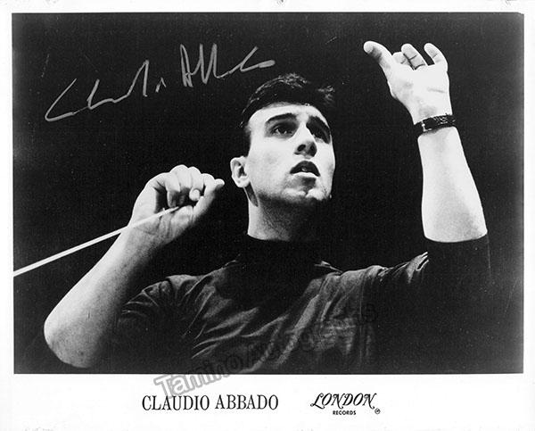 Abbado, Claudio - Signed Photo Young - Tamino
