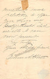 Abbott, Emma - Autograph Letter Signed 1872