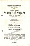Abendroth, Hermann - 4 Concert Programs 1913-1916