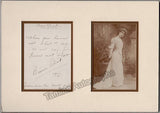 Abott, Bessie - Autograph Quote Signed 1907