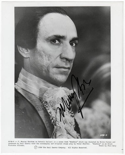 Abraham, Murray F. - Signed Photo as Salieri in "Amadeus"