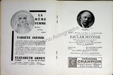 Academie Nationale de Musique et de Danse - Collection of 30+ Programs 1920-1938