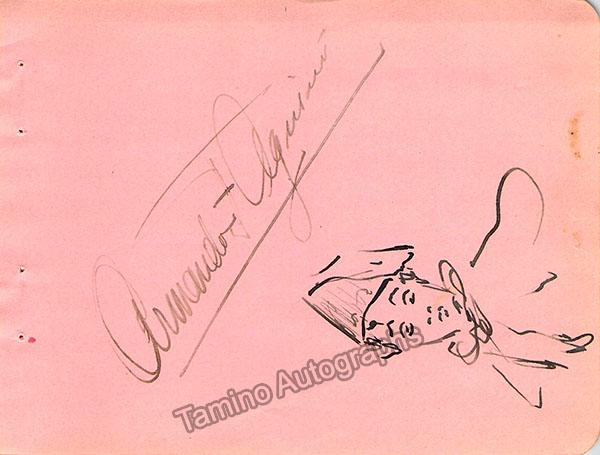 Agnini, Armando - Signed Album Page - Tamino