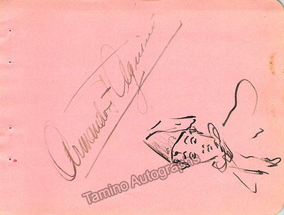 Agnini, Armando - Signed Album Page