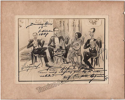 Aguilar Quartet - Signed Photo 1929