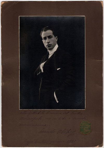 Alabiso, Carmelo - Large Photograph Signed 1921