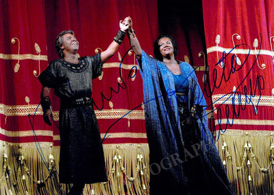 Alagna, Roberto - Urmana, Violeta - Double Signed Photograph in Aida