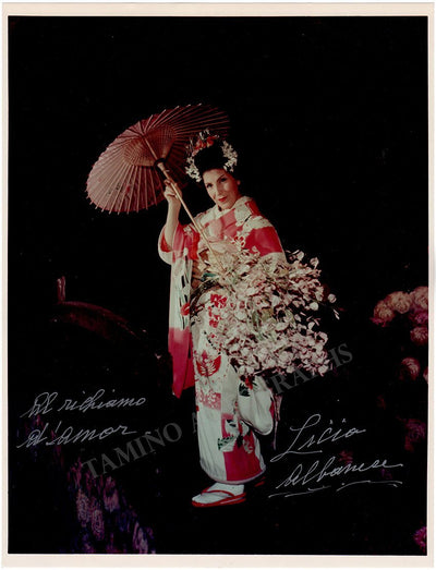 Large Signed Photo in Madama Butterfly