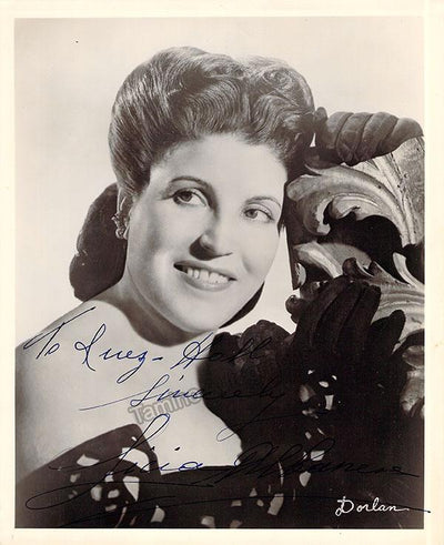 ALBANESE, Licia (Various Autographs)