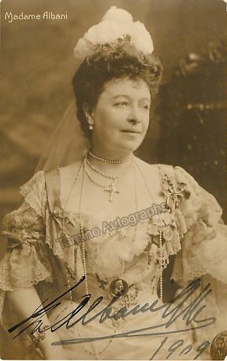 Albani, Emma - Signed Photograph 1909