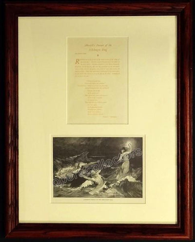 Alberich´s Pursuit of the Nibelungen Ring - Vintage Print and Text - Hans Makart
