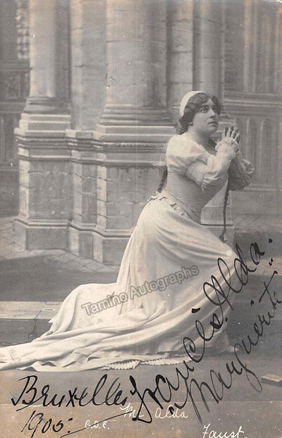 Alda, Frances - Signed Photo in Faust