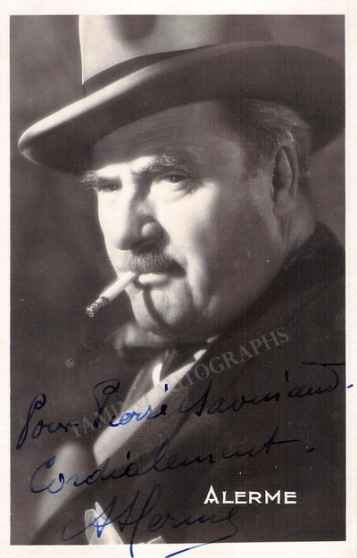 Alerme, Andre - Signed Photograph